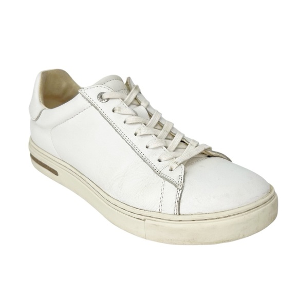 Birkenstock Bend Low-Profile Sneaker White Leather Size 39 = 8-8.5 Narrow - Picture 1 of 16